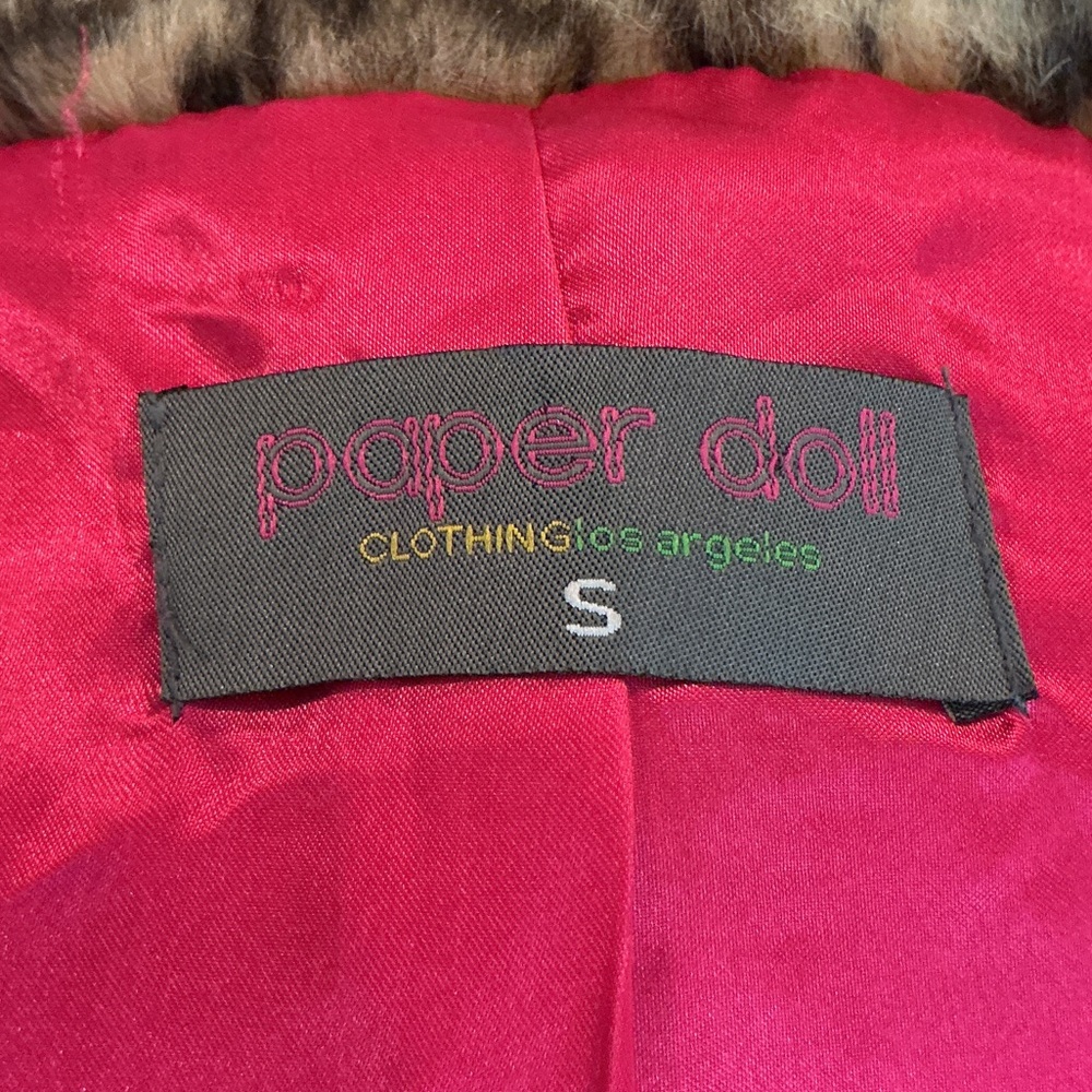 Leopard Print Faux Fur Jacket - Picture 7 of 7